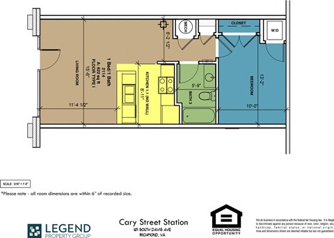 Cary Street Station Floorplan